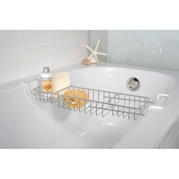 Kupaonski organizator za kadu od nehrđajućeg čelika Wenko Bringing, dužina 58,5 cm-image-1