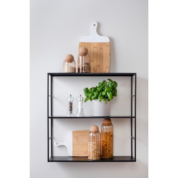 Smeđa staklena posuda s plutenim poklopcem PT LIVING Gem, visina 28,5 cm-image-1