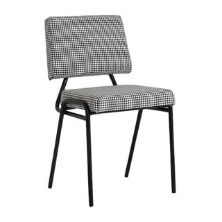Crno-bijela blagovaonska stolica Simple - CustomForm