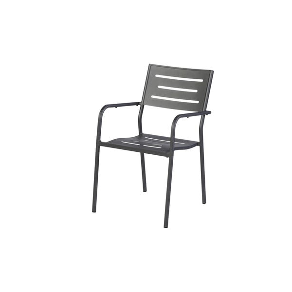 Antracitno siva metalna vrtna stolica Hawaii – Exotan
