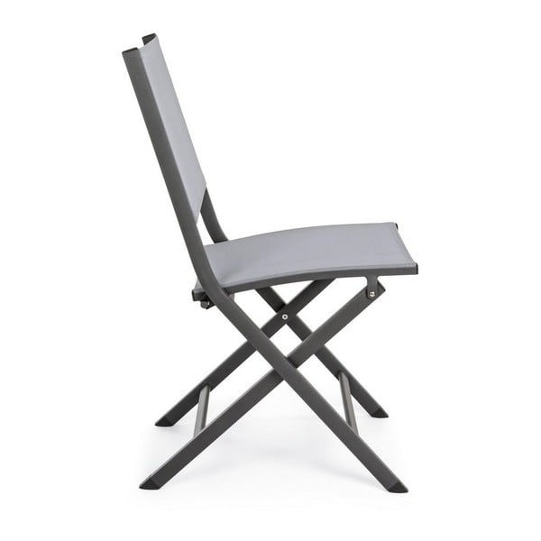 Siva metalna vrtna stolica Elin   – Bizzotto-image-3