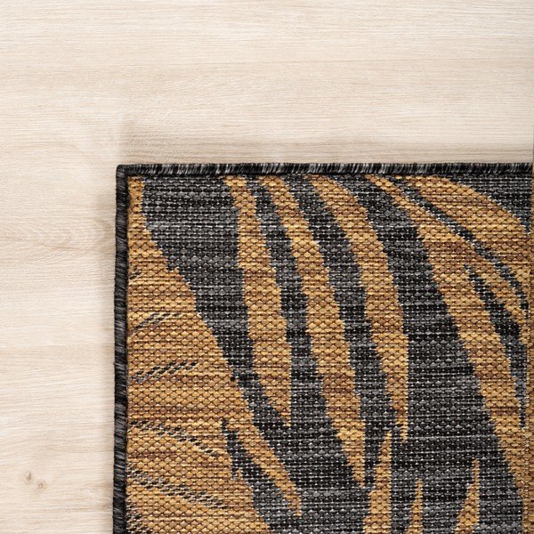 Crni/smeđi okrugao unutarnji i vanjski tepih ø 160 cm Mira 1451 – Ayyildiz Carpets-image-2