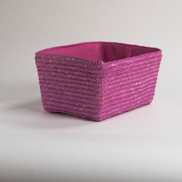 Ružičasta košara za odlaganje od Compactor Hawai pšenične žice širine 32 cm