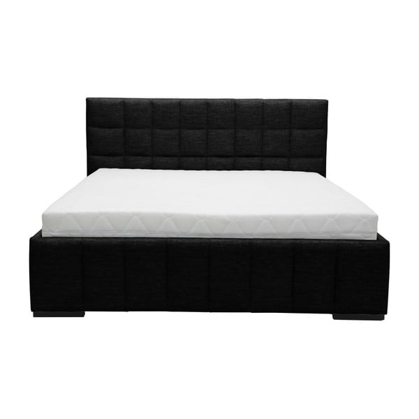 Crni bračni krevet Mazzini Beds Dream, 140 x 200 cm-image-1