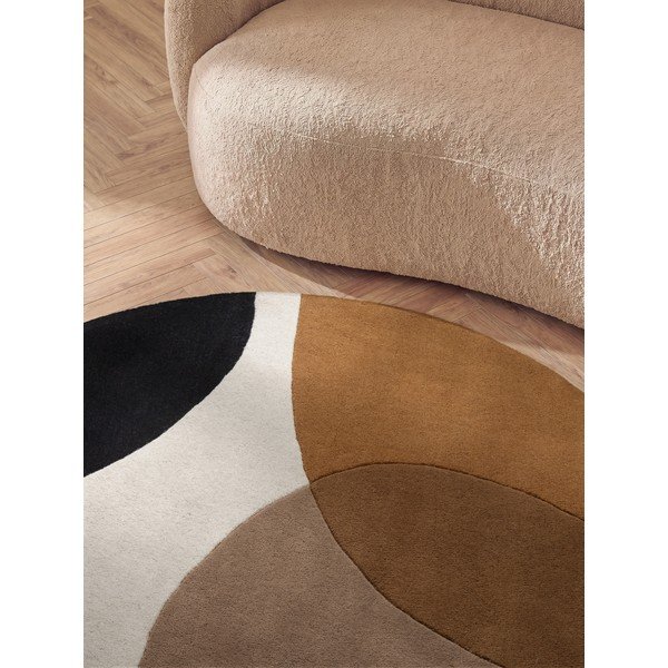 Konjak smeđi vunen okrugao tepih ø 200 cm Ruvia – Villeroy&Boch-image-4
