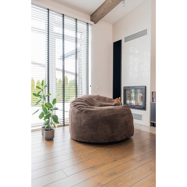 Smeđa vreća za sjedenje od samta Om 85 – SLOWDOWN-image-1