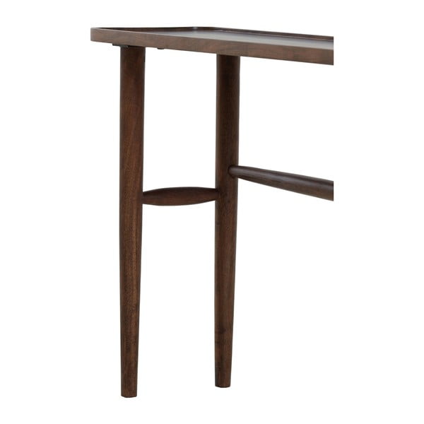 Smeđi pomoćni stol od masivnog bagrema 30x140 cm Qiano – Light & Living-image-4