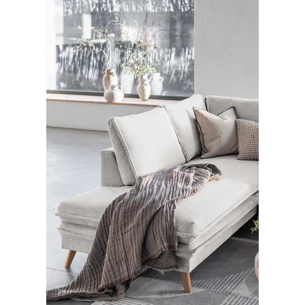 Bež sklopiva kutna garnitura (s lijevim kutom) Charming Charlie – Miuform-image-4