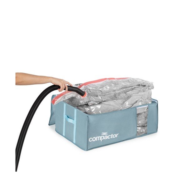 Vakuumska plastična kutija za pohranu odjeće 65x45x27 cm Blue Edition – Compactor-image-1