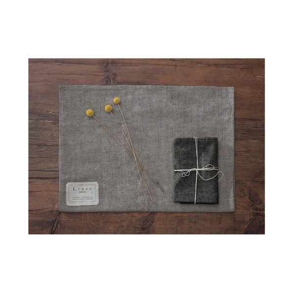 Set od 4 platnene salvete s lanom Really Nice Things Cool Grey, 43 x 43 cm-image-2
