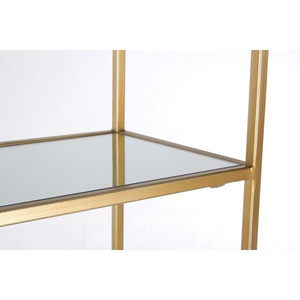 Željezna biblioteka u zlatnoj boji 66x176x25,5 cm Elenor – Bizzotto-image-2