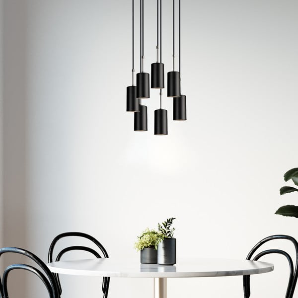 Crna viseća svjetiljka Squid Lighting Geo, visina 120 cm-image-2