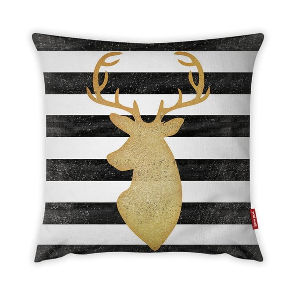 Navlaka za jastuke Vitaus Christmas Period Deer Stripes, 43 x 43 cm