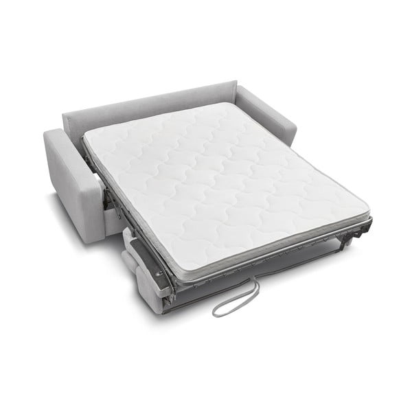 Svijetlo siva sklopiva sofa 195 cm Monaco – Bobochic Paris-image-4