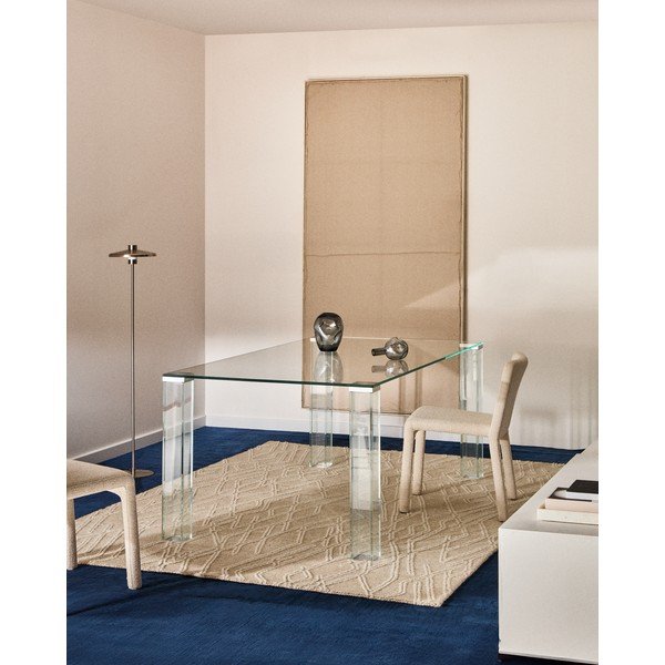 Stakleni blagovaonski stol 90x160 cm Adularia – Kave Home-image-1