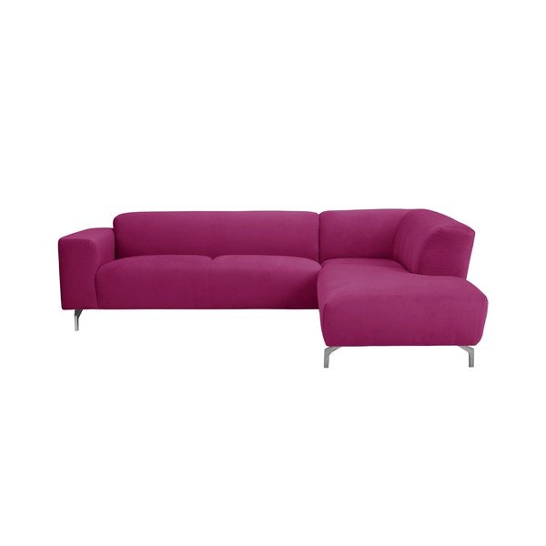 Ružičasta kutna garnitura Windsor &amp; Co Sofas Orion desni kut