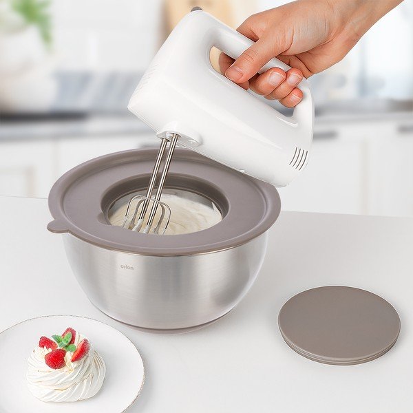 Zdjela od nehrđajućeg čelika u srebrnoj boji ø 26 cm Beige – Orion-image-1
