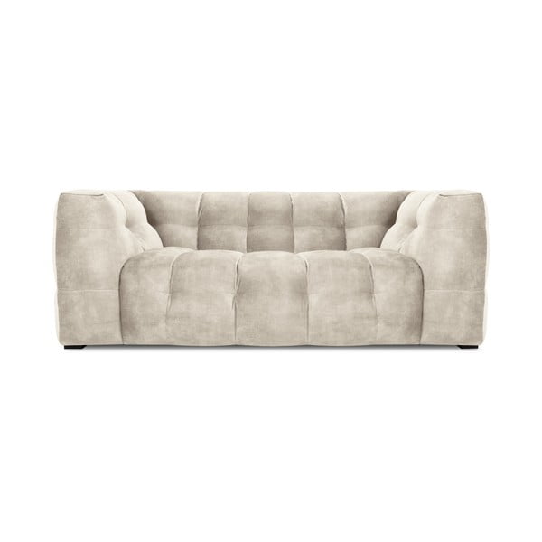 Bež baršunasta sofa Windsor & Co Sofas Vest, 208 cm