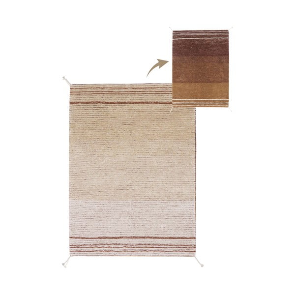 Ciglasti pamučan tepih 170x240 cm Twin Toffee – Lorena Canals-image-3