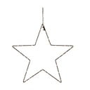 Crni svjetlosni ukras s božićnim motivom ø 45 cm Alpha – Markslöjd