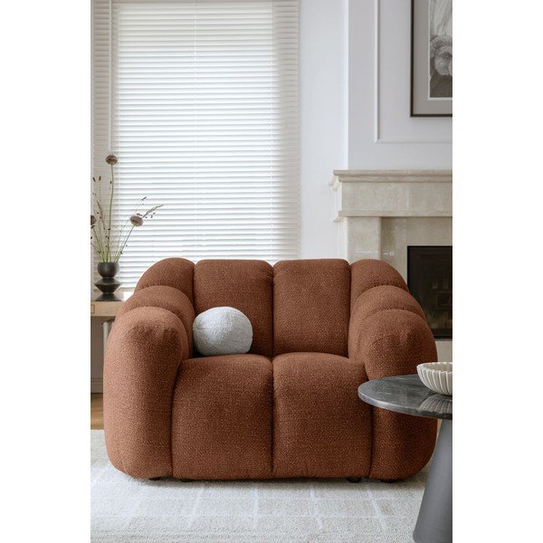 Fotelja boja terakote Shell – Miuform-image-1