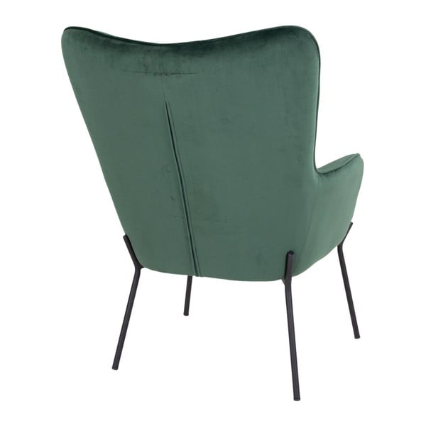 Zelena baršunasti fotelja Glasgow – Bonami Essentials-image-4