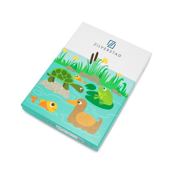 Dječji pribor za jelo 4 kom od nehrđajućeg čelika u srebrnoj boji Water life – Zilverstad-image-4