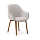 Bež podstavljena blagovaonska stolica Aleli – Kave Home