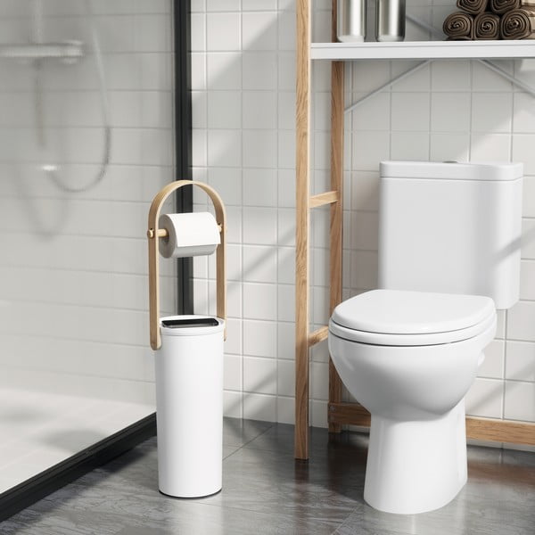Bijeli plastičan držač za WC papir Bellwood – Umbra-image-2