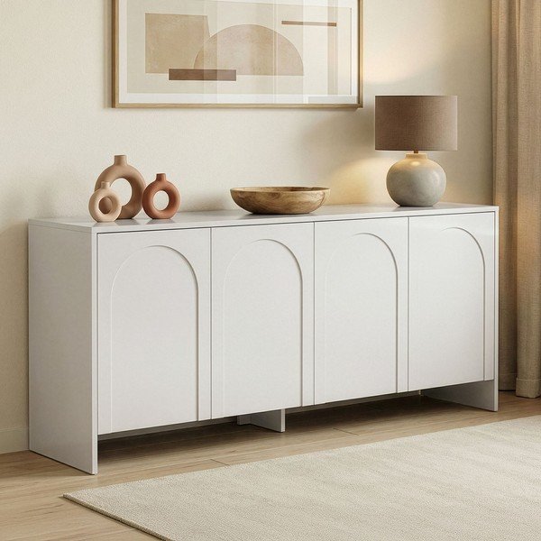 Bijela komoda 180x80x45 cm Arlen  – Kalune Design-image-2