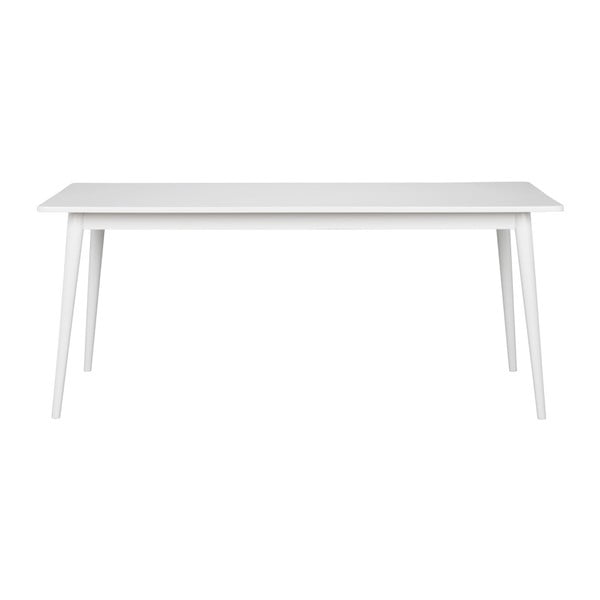 Bijeli stol za blagovanje Rowico Pan, 180 x 90 cm