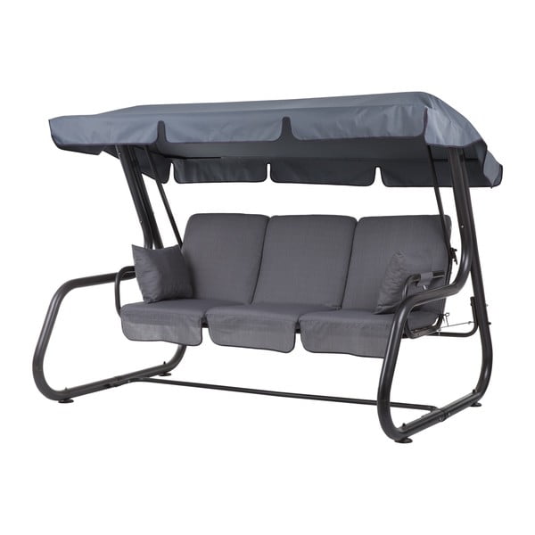 Siva metalna vrtna ljuljačka Rimini – Dajar