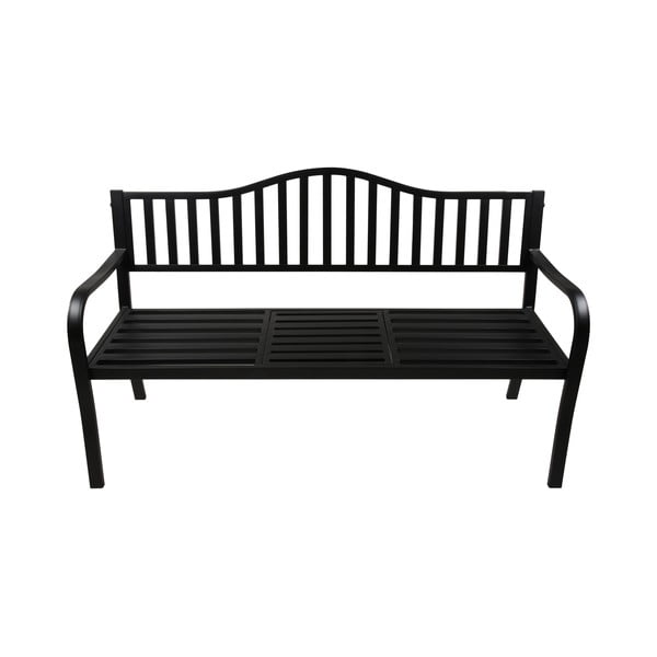 Crna metalna vrtna klupa Segula - Garden Pleasure