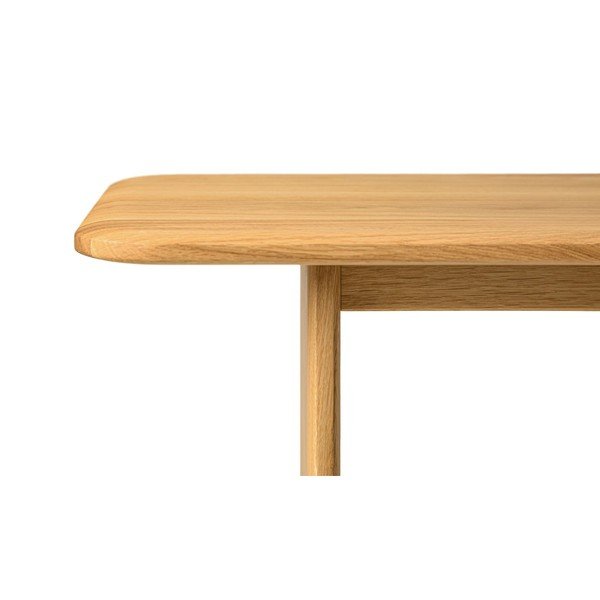 Pomoćni stol od punog hrasta u prirodnoj boji 40x120 cm Charlotte – Micadoni -image-2
