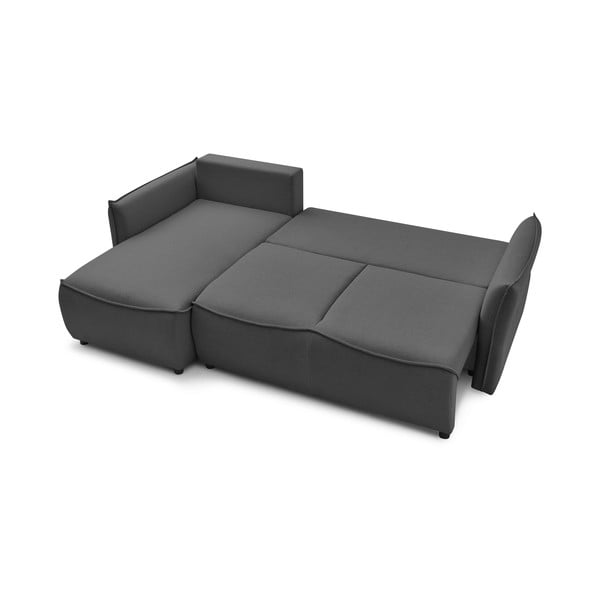 Tamno siva sklopiva kutna garnitura (s lijevim kutom) Leon – Bobochic Paris-image-4