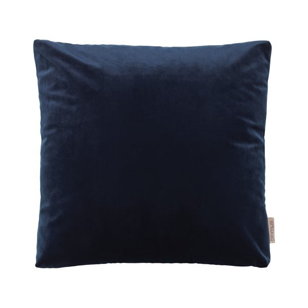 Tamnoplava navlaka za jastuk s efektom baršuna Blomus, 45 x 45 cm