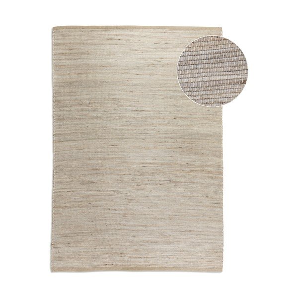 Obostrani/ručno rađen tepih od mješavine jute u svijetloj prirodnoj boji 160x230 cm Dhaka – Hanse Home