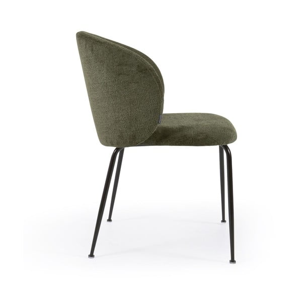 Zelena podstavljena blagovaonska stolica Minna – Kave Home-image-3