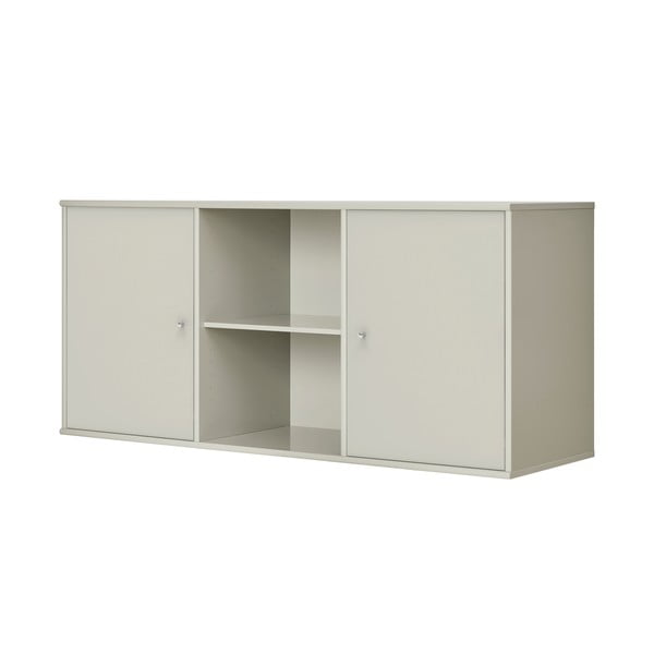 Bež niska viseća komoda 133x61 cm Mistral – Hammel Furniture-image-1
