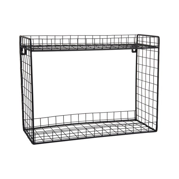 Crna željezna polica s više razina 40 cm Reja – PT LIVING-image-2