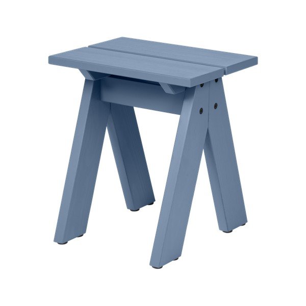 Plava vrtna stolica od masivnog drveta Navo – noo.ma