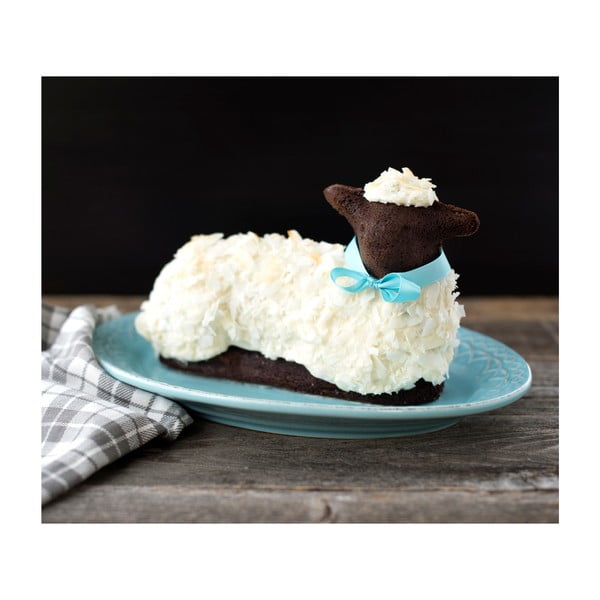 Uskrsni kalup u obliku janjeta u srebrnoj boji Nordic Ware, 700 ml-image-2