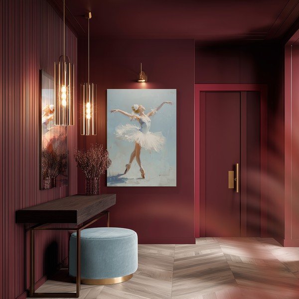 Slika s ručno oslikanim elementima 70x100 cm Grace – Styler-image-2