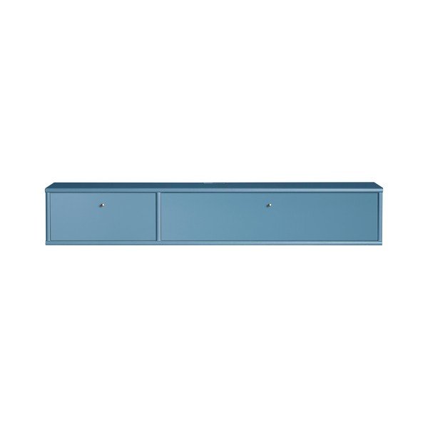 Plava TV komoda 136x22 cm Mistral – Hammel Furniture