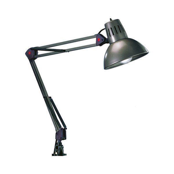 Stolna lampa sa savitljivom konstrukcijom/s hvataljkom u srebrnoj boji (visina 73,5 cm) Tajo – Trio-image-3