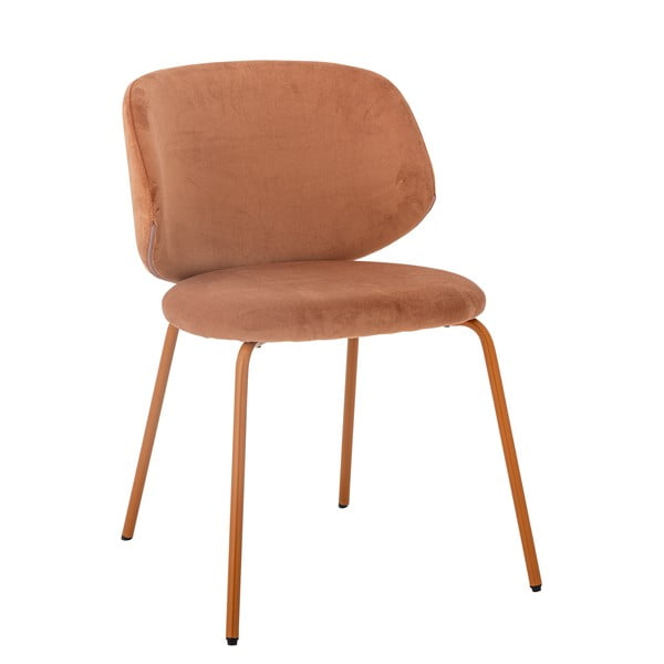 Narančaste baršunaste blagovaonske stolice u setu 2 kom Ponte – Bloomingville