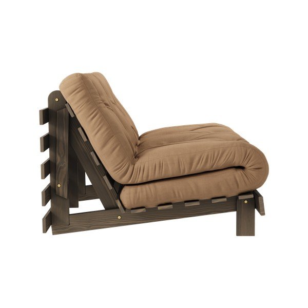 Svjetlo smeđa sklopiva sofa 140 cm Roots – Karup Design-image-4