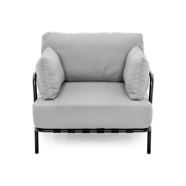 Svijetlo siva podstavljena vrtna fotelja Salve – Sit Sit-image-2