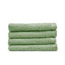 Zeleni brzosušeći/od frotira pamučni ručnici u setu 4 kom 30x30 cm Quick Dry – Catherine Lansfield