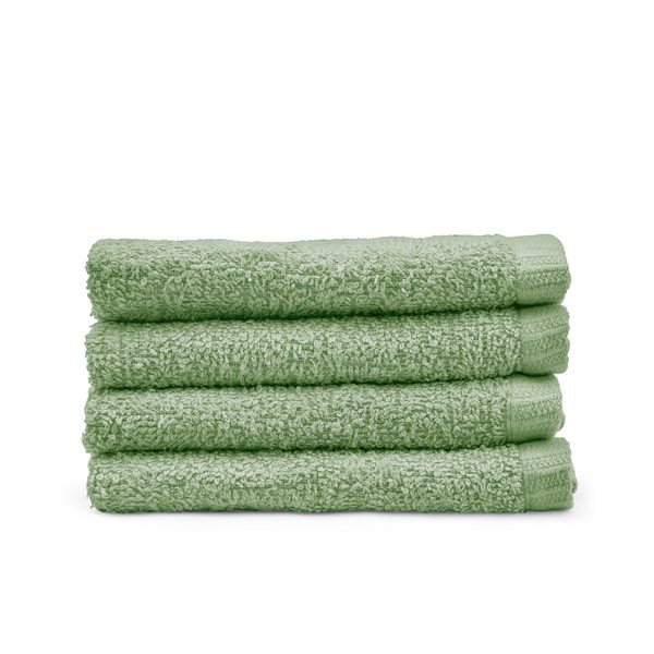 Zeleni brzosušeći/od frotira pamučni ručnici u setu 4 kom 30x30 cm Quick Dry – Catherine Lansfield